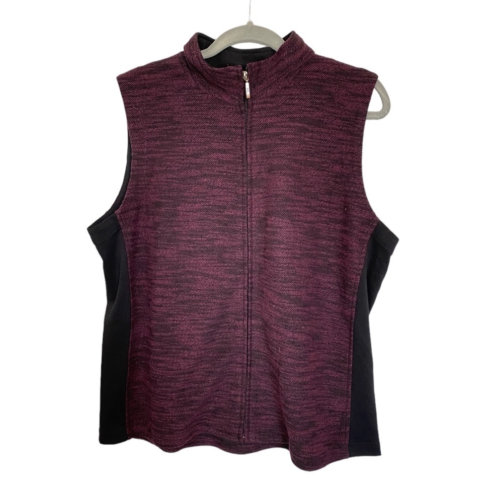 NORTHERN Reflections Vest, Plum and Black, Size XL
